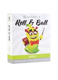 Стимулирующий презерватив-насадка Roll   Ball Apple - Sitabella - купить с доставкой во Владикавказе