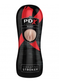 Мастурбатор-вагина Vibrating Pussy Stroker с вибрацией - Pipedream - во Владикавказе купить с доставкой