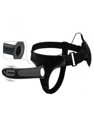 Полый страпон с вибрацией Vito - 17,3 см. - Baile - купить с доставкой во Владикавказе