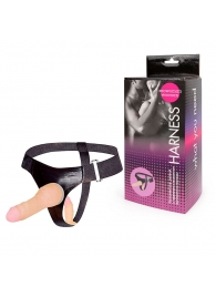 Страпон с вагинальной пробкой - 16,5 см. - Erowoman-Eroman - купить с доставкой во Владикавказе