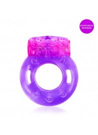 Фиолетовое эрекционное виброкольцо с бабочкой - Erowoman-Eroman - во Владикавказе купить с доставкой