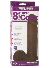 Насадка-реалистик Vac-U-Lock 8  ULTRASKYN Cock - 20,6 см. - Doc Johnson - купить с доставкой во Владикавказе