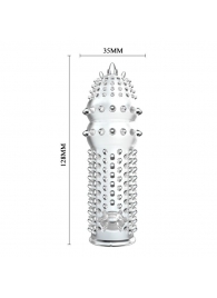 Закрытая прозрачная насадка Crystal sleeve - 14,2 см. - Erowoman-Eroman - во Владикавказе купить с доставкой