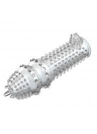 Закрытая прозрачная насадка Crystal sleeve - 14,2 см. - Erowoman-Eroman - во Владикавказе купить с доставкой