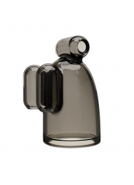 Дымчатая насадка-мастурбатор с вибрацией Vibrating Crystal Cap III - Baile - во Владикавказе купить с доставкой