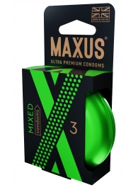 Презервативы в железном кейсе MAXUS Mixed - 3 шт. - Maxus - купить с доставкой во Владикавказе