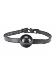 Кляп-шар из силикона с регулирующимся ремнем - Lux Fetish - купить с доставкой во Владикавказе