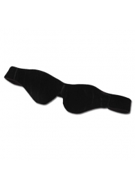 Мягкая черная маска на глаза - Lux Fetish - купить с доставкой во Владикавказе