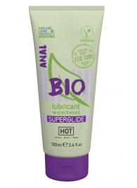 Интимный увлажняющий анальный гель BIO SuperGlide - 100 мл. - HOT - купить с доставкой во Владикавказе
