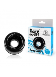 Чёрная насадка на помпу размера L - Sex Expert - во Владикавказе купить с доставкой