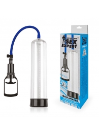 Прозрачная вакуумная помпа Sex Expert со шкалой - Sex Expert - во Владикавказе купить с доставкой