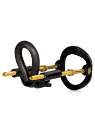 Черный экстендер-растяжитель пениса - Sex Expert - во Владикавказе купить с доставкой