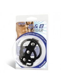 Набор из 3 силиконовых колец с ремешком и креплением для поводка - BlueLine - купить с доставкой во Владикавказе