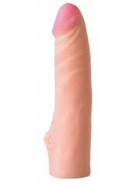 Телесная насадка на Harness с коннектором RED LINE  - 19,5 см. - LOVETOY (А-Полимер) - купить с доставкой во Владикавказе