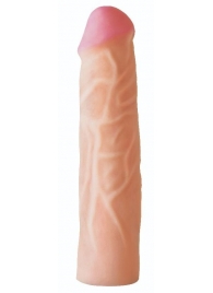 Телесная насадка на Harness с коннектором RED LINE  - 21 см. - LOVETOY (А-Полимер) - купить с доставкой во Владикавказе