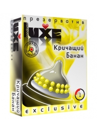 Презерватив LUXE  Exclusive  Кричащий банан  - 1 шт. - Luxe - купить с доставкой во Владикавказе