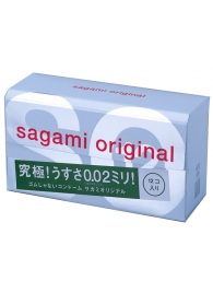Ультратонкие презервативы Sagami Original - 12 шт. - Sagami - купить с доставкой во Владикавказе