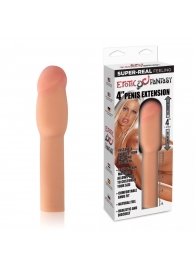 Телесная насадка для увеличения члена - 20 см. - Erotic Fantasy - во Владикавказе купить с доставкой