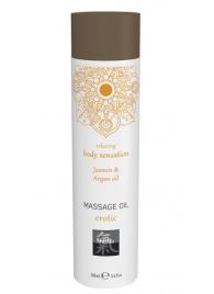 Массажное масло с ароматом жасмина с добавлением арганового масла - 100 мл. - Shiatsu - купить с доставкой во Владикавказе