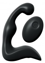 Черный вибромассажер простаты с пультом ДУ Control P-Spot Pro - Pipedream - во Владикавказе купить с доставкой