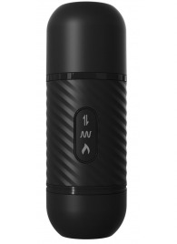 Черный вибромассажер с функцией поступательных движений Ass Thruster - Pipedream - купить с доставкой во Владикавказе