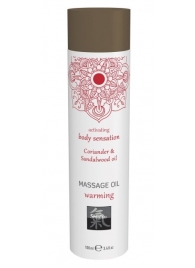 Массажное масло с ароматом кориандра с добавлением сандалового масла - 100 мл. - Shiatsu - купить с доставкой во Владикавказе