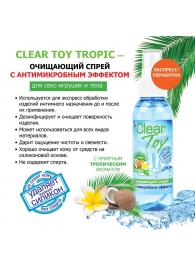 Очищающий спрей для игрушек CLEAR TOY Tropic - 100 мл. - Биоритм - купить с доставкой во Владикавказе