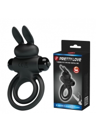 Черное эрекционное кольцо с вибростимуляцией клитора Vibrant Penis Ring III - Baile - во Владикавказе купить с доставкой