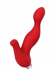 Красный силиконовый вибростимулятор простаты Proman - 12,5 см. - ToyFa - во Владикавказе купить с доставкой