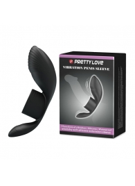 Черное кольцо на пенис с вибрацией Vibration Penis Sleeve - Baile - во Владикавказе купить с доставкой