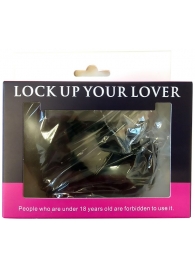 Черные меховые наручники Love с ключиками - Baile - купить с доставкой во Владикавказе