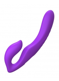 Фиолетовый безремневой вибрострапон с пультом Ultimate Strapless Strap-On - 22,22 см. - Pipedream - купить с доставкой во Владикавказе