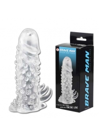 Насадка удлинитель с пупырышками и усиками - 13 см. - Baile - во Владикавказе купить с доставкой