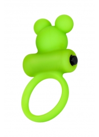 Зеленое виброкольцо на пенис A-Toys - A-toys - во Владикавказе купить с доставкой