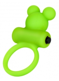 Зеленое виброкольцо на пенис A-Toys - A-toys - во Владикавказе купить с доставкой