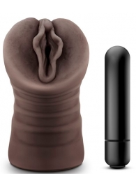 Коричневый мастурбатор-вагина Alexis - Blush Novelties - во Владикавказе купить с доставкой