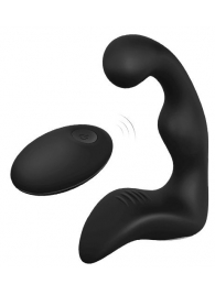 Черный вибромассажер простаты REMOTE BOOTY PLEASER - Dream Toys - во Владикавказе купить с доставкой