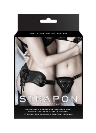 Черные трусики для крепления насадки при помощи кольца - NMC - купить с доставкой во Владикавказе