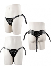 Черные трусики для крепления насадки при помощи кольца - NMC - купить с доставкой во Владикавказе