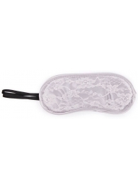 Серая кружевная маска на резиночке - Notabu - купить с доставкой во Владикавказе