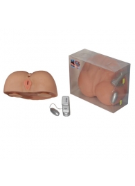 Вагина из киберкожи с присосками и вибрацией - LOVETOY (А-Полимер) - во Владикавказе купить с доставкой