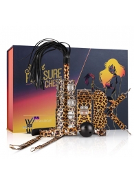 Леопардовый эротический набор Wicked Wildcat - Secret Pleasure Chest - купить с доставкой во Владикавказе