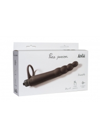 Черная вибронасадка для двойного проникновения Bramble - 16,5 см. - Lola Games - купить с доставкой во Владикавказе