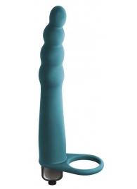 Зеленая вибронасадка для двойного проникновения Bramble - 16,5 см. - Lola Games - купить с доставкой во Владикавказе