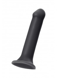 Черный фаллос на присоске Silicone Bendable Dildo XL - 20 см. - Strap-on-me - купить с доставкой во Владикавказе