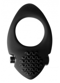 Черное эрекционное виброкольцо Pure Passion Midnight - Lola Games - во Владикавказе купить с доставкой