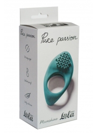 Зеленое эрекционное виброкольцо Pure Passion Moonshine - Lola Games - во Владикавказе купить с доставкой