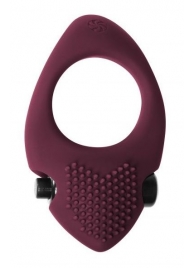 Бордовое эрекционное виброкольцо Pure Passion Sunset - Lola Games - во Владикавказе купить с доставкой