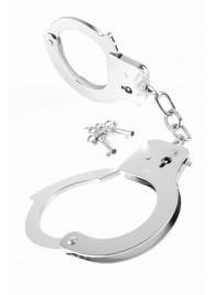 Металлические серебристые наручники Designer Metal Handcuffs - Pipedream - купить с доставкой во Владикавказе