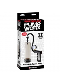 Черная мужская помпа PISTOL-GRIP POWER - Pipedream - во Владикавказе купить с доставкой